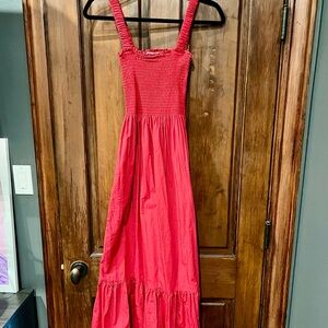 Hill House red “The Anjuli Nap Dress”